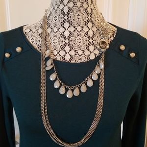 Express 4 strand statement necklace